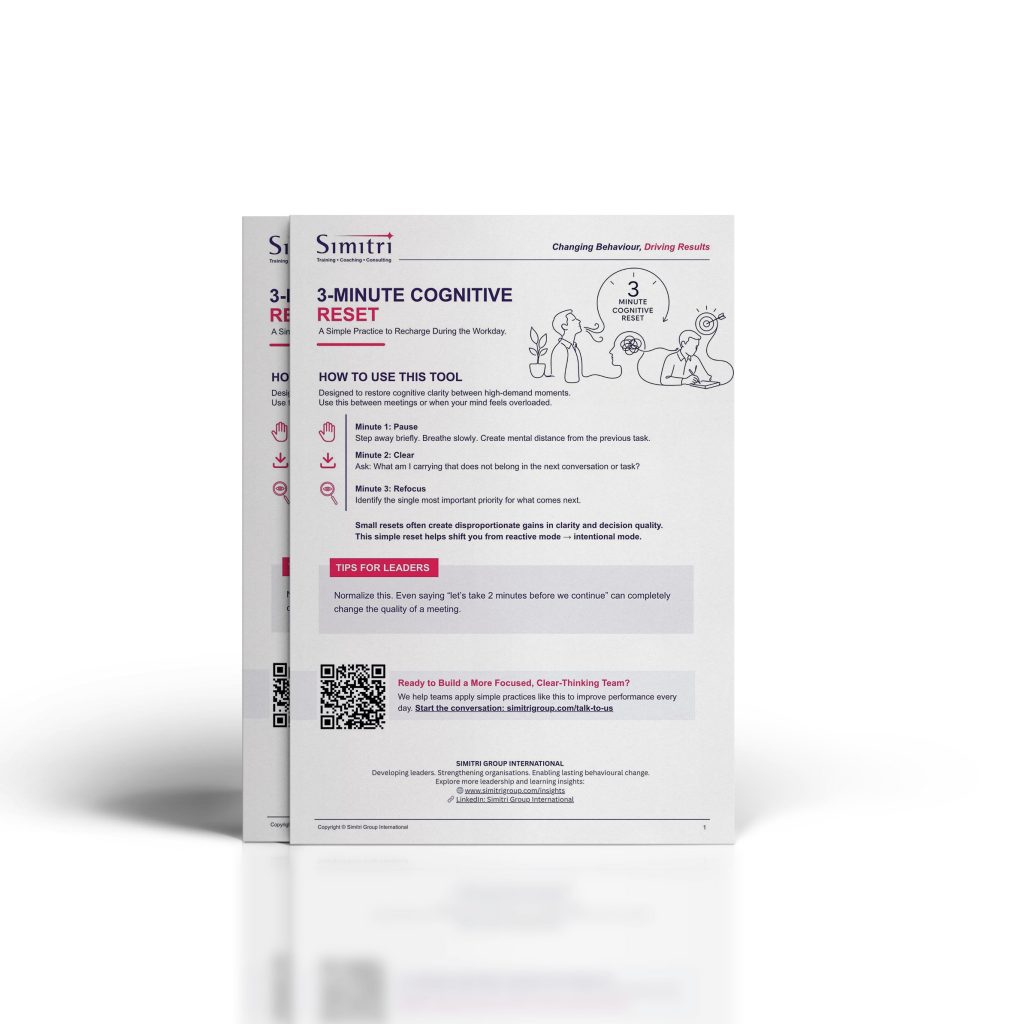 3-Minute Cognitive Reset