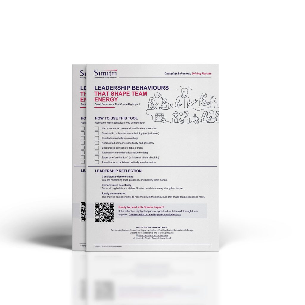 Leadership Behaviours That Shape Team Energy