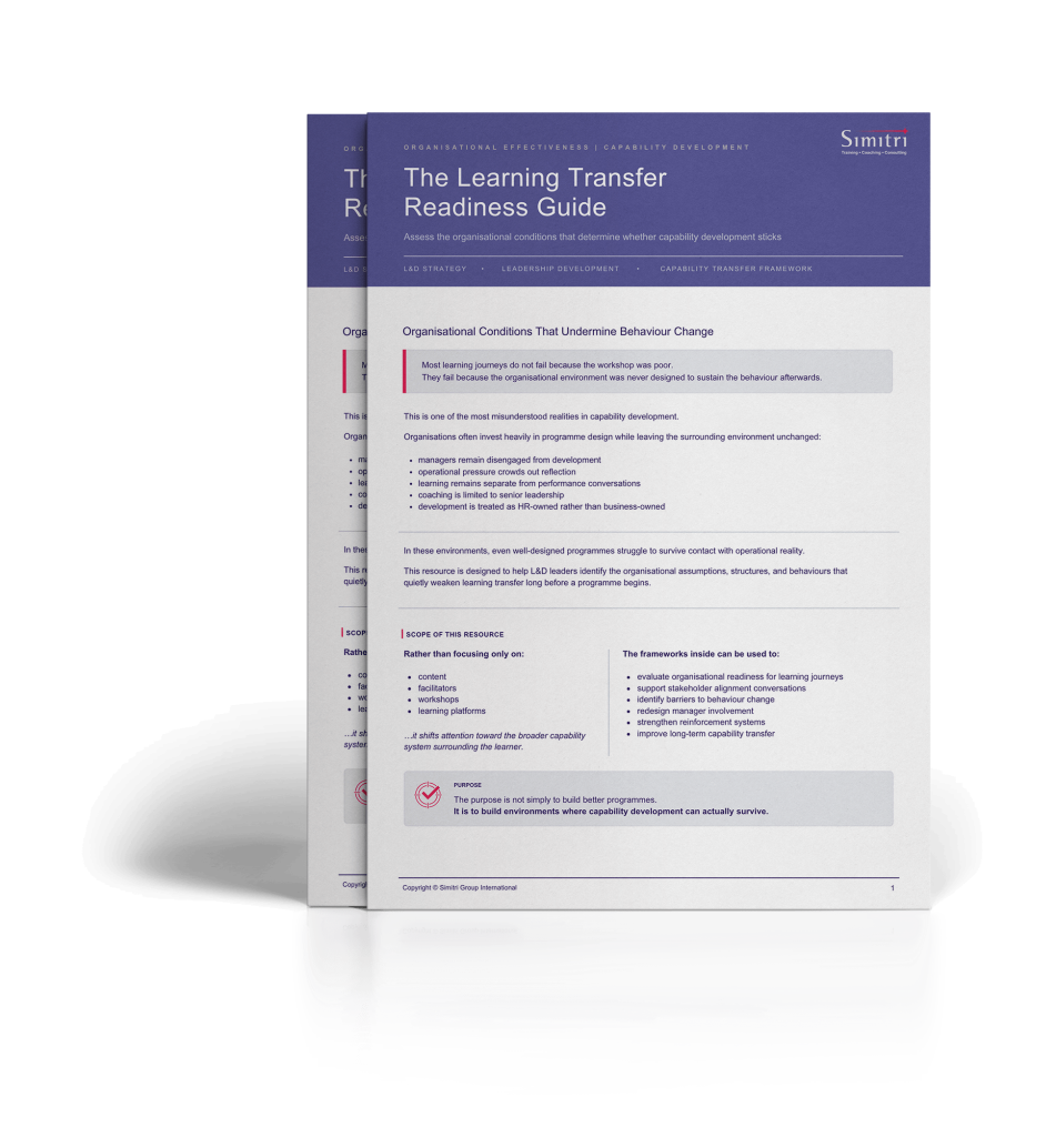 The Learning Transfer Readiness