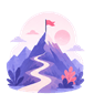 A different way to think about ambition icon